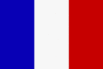 Nationalflagge von Frankreich