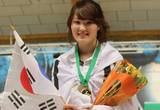 Gold for Moon-Jeong Kim aus Korea