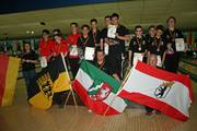 Siegerehrung im Team der männlichen Jugend am 7. Juni 2014