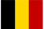 Nationalflagge von Belgien