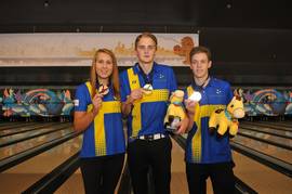Das Team aus Schweden gewann im Masters drei Medaillen
