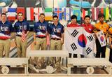 Presentation ceremony of double