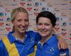 Sandra Andersson und Rebecka Larsen aus Schweden gewinnen den dritten Squad