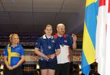 Bronze für Maria Bulanova aus Russland mit ihrem Coach Sergey Starchenkov