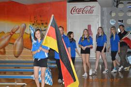 Einmarsch der Silbermedaillengewinner aus dem Landesverband Bayern