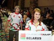 Dmitri Chilkine und Inna Kunts aus Weißrussland