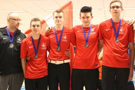 Das Team aus Dänemark gewann die Silbermedaille