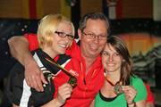 Gold für Shirley Lazar und Bronze für Martina Schütz aus Hessen mit ihrem Teammanager Marc Lazar
