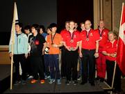 Bronzegewinner im Team wurden Korea und Dänemark