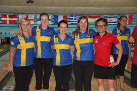 Team Schweden mit Kamilla Kjeldsen aus Dänemark