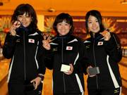 Bronze für Japan Misaki Mukotani, Haruka Matsuda and Natsuki Teshima