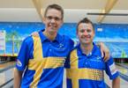 Platz 2 nach der Vorrunde: Martin Larsen und Robert Andersson (Schweden)