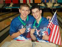 Weltmeister Graig Hanson und Andrew Koff