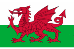 Nationalflagge von Wales
