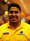 Luis Eduardo Rovaina aus Venezuela im Einzel sechstes Spiel am 19.08.2013