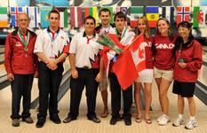François Lavoie with Team Canada