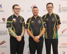 Zweiter Platz für Sam Cooley, Jason Belmonte und David Porto aus Australien