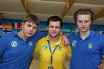 Team Ukraine mit Coach Ievgen Petrovskyi