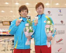 Silber für Shusaku Asato und Diasuke Yoshida aus Japan
