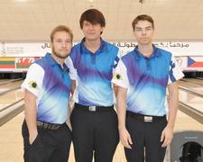 Joonas Jehkinen, Perttu Jussila und Juhani Tonteri aus Finnland erreichen den zweiten Platz im Triowettbewerb