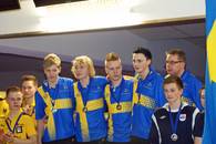 Gold bei den Jungen im Team für Schweden