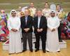 Die Sieger der Qatar Open mit Kevin Dornberger, Kim T. Jensen und den Ausrichtern