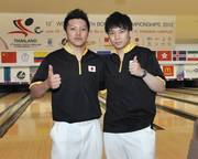 Yuhi Shinbata und Hiroki Takada aus Japan beenden den Squad A auf dem dritten Platz