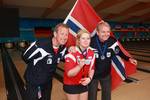von links: Erik Garder, Andrea Hansen und Peter Engstrom aus Norwegen