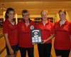 Die Damen vom BC Gettorf (v.l.r.) Leonie Orth, Sabine Frank, Wiebke Borgmeier, Stephanie Wendt