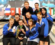 Adam Cairns with Team England