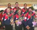 Weltmeister 2006 im 5er-Team: USA (Namen siehe links)