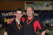 Deutscher Meister Tom Janetzki mit seinem Teammanager