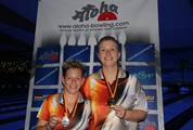Deutsche Meister im Doppel wurden Nicole Blase und Nadine Geißler aus dem Landesverband Baden